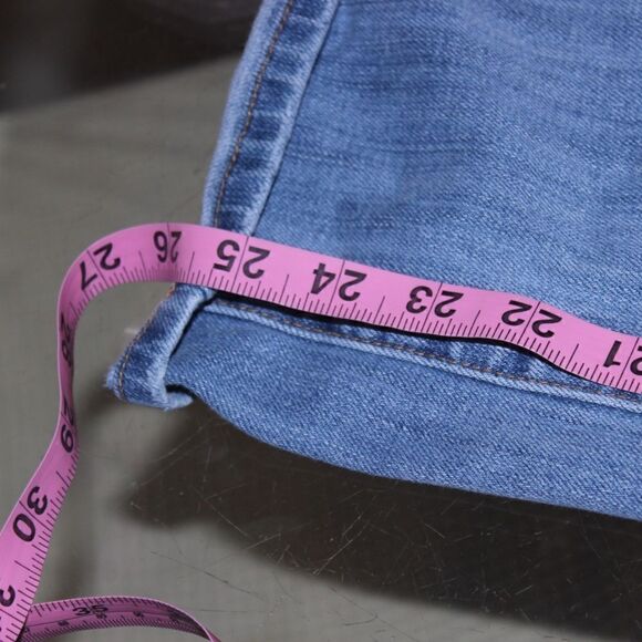 Current Elliott The Fling Ripped Patchwork Slim Boyfriend Jeans Women Size 26 - Picture 11 of 12